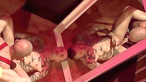 Sexy chick gets fucked in the ass of her mouth